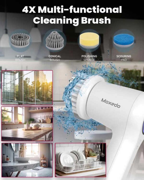 Moxedo 4-in-1 Electric Cleaning Brush - Image 3