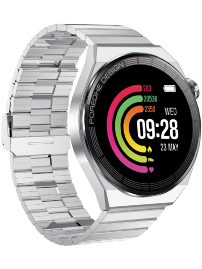 Pawa Elegance Amoled Smart Watch - Silver