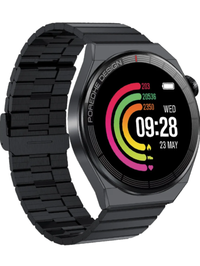 Pawa Elegance Amoled Smart Watch - Black