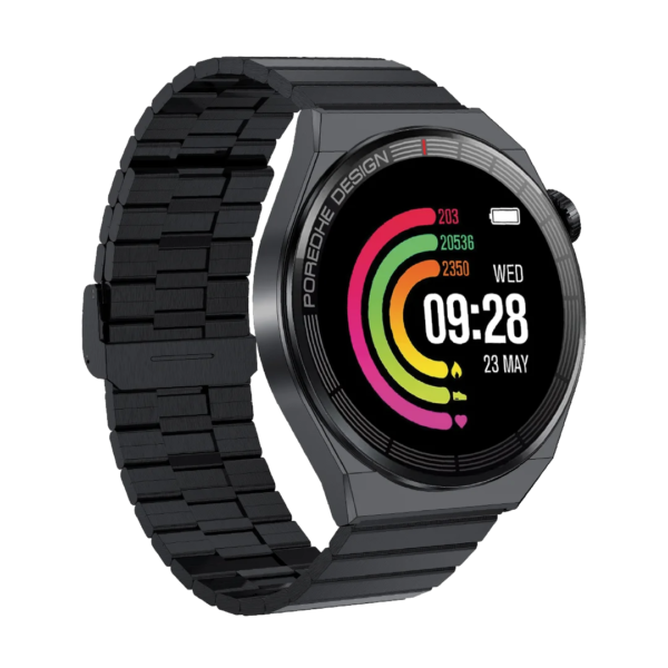Pawa Elegance Amoled Smart Watch - Black