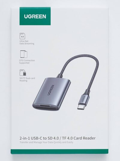 UGREEN USB C Card Reader SD 4.0 Card Reader USB C 2 in 1 Micro SD Adapter OTG