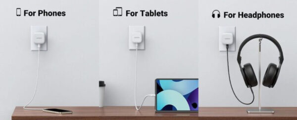 UGREEN PD 20W Fast Wall Charger - White - Image 3