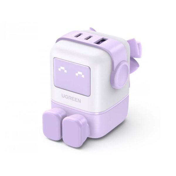 Ugreen Nexode Rg 65W 3-Port Gan Fast Charger Uk Purple - Image 4