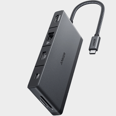 Anker 552 USB-C Hub 9-in-1 4K HDMI A8373H11 - Black