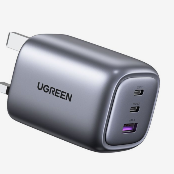 UGREEN Nexode 65W USB-C Wall Charger - 3 Ports - Space Gray