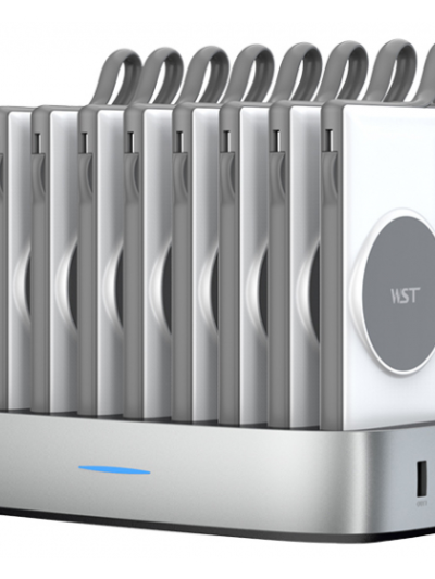 WST 8-in-1 Power Bank Station / Each Battery 10,000 mAh / Supports Wireless Charging