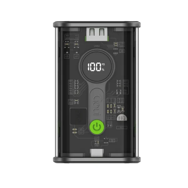 Goui Nano Pro Fast Charging Power Bank 20,000mAh Black - Image 2