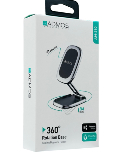 Admos AM-310 rotation base folding magnetic holder360