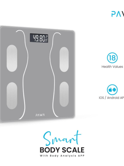 PAWA SMART BODY SCALE WITH BODY ANALYSIS APP.